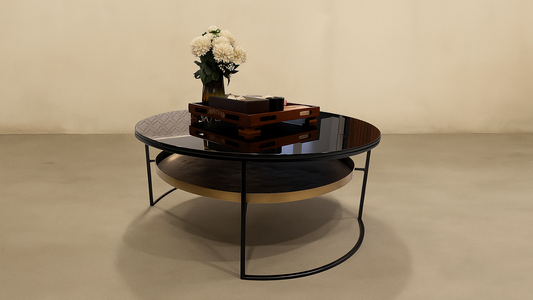 Cinder coffee table